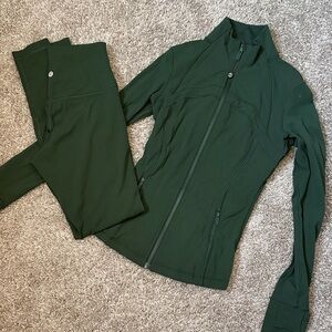 Rainforest Green Lululemon Set